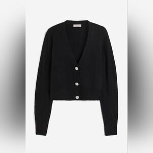 H&M Rhinestone Button Cardigan - Size S - New With Tags
